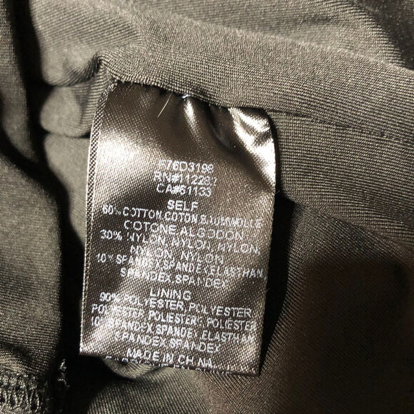 Adelyn Rae Women's Black Nicole One Shoulder Trumpet Knee Length Dress Sz S - Picture 10 of 14